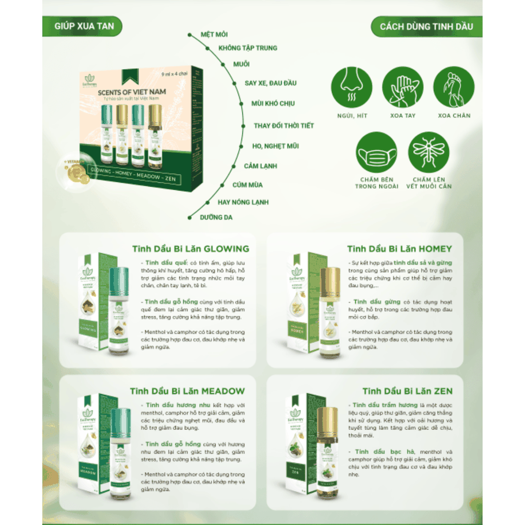 Tinh Dầu Bi Lăn Zen - 9ml