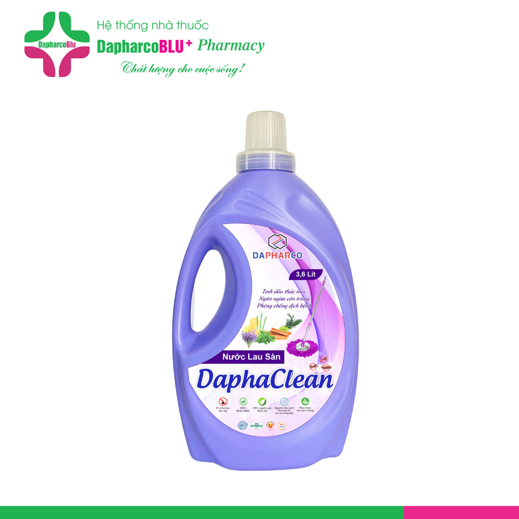 Nước lau sàn Tinh dầu Thảo mộc DAPHACLEAN