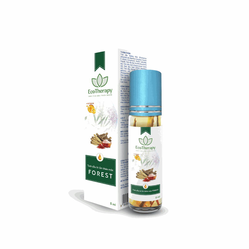 Tinh dầu bi lăn Thảo mộc cao cấp EcoTherapy - Liệu pháp thiên nhiên, giải toả căng thẳng