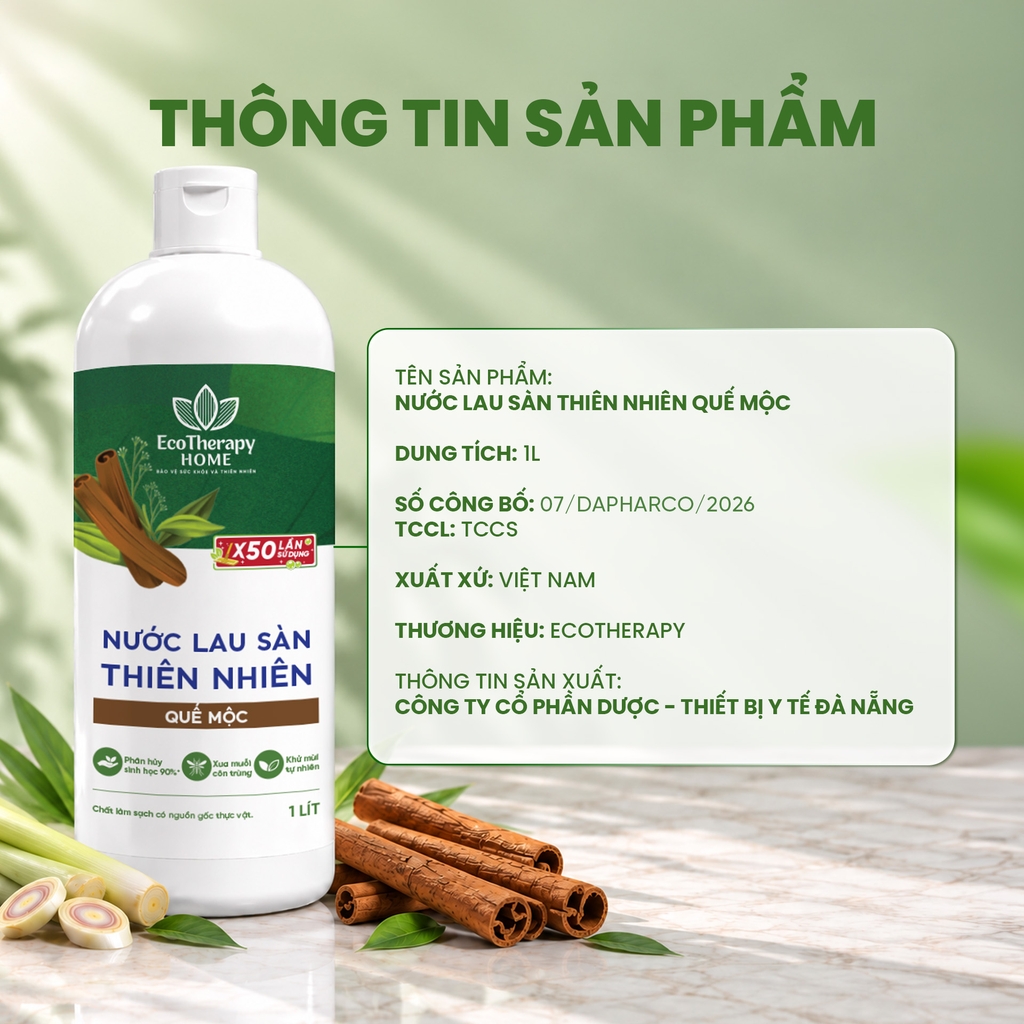 Nước lau sàn Quế Mộc 1000ml