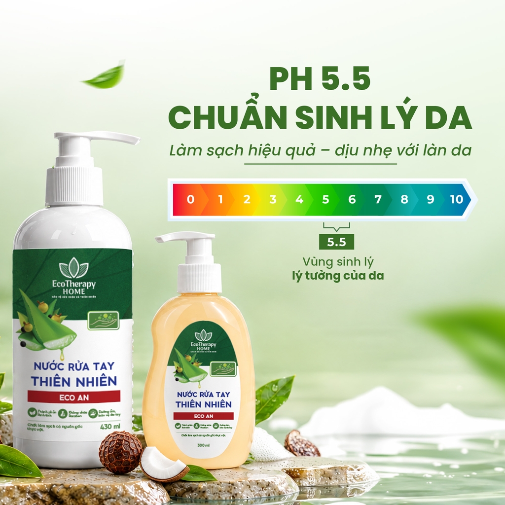 Nước Rửa Tay Thiên Nhiên Eco An 300ml/430ml