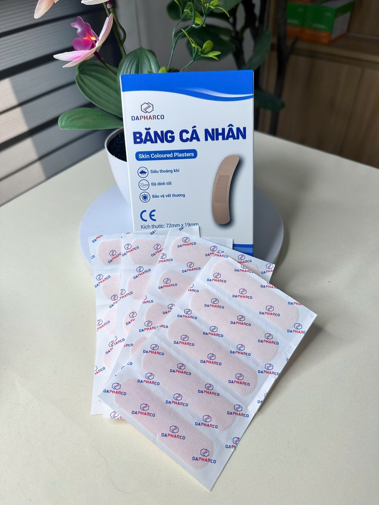 Băng Cá Nhân 72x19mm - Băng Keo Cá Nhân Dapharco