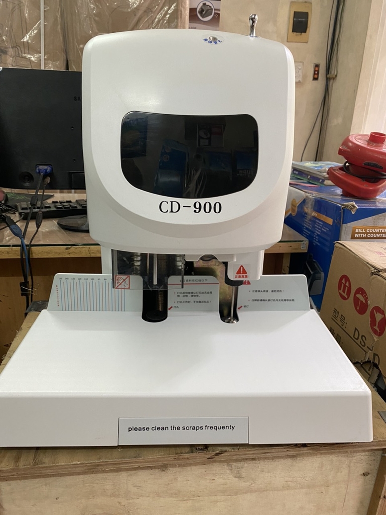 Máy đóng chứng từ ống nhựa tự động CD-900