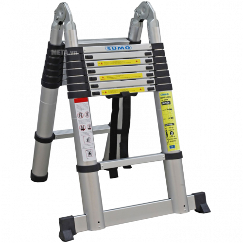 Thang nhôm rút gọn (chữ A) Sumo ADT808B