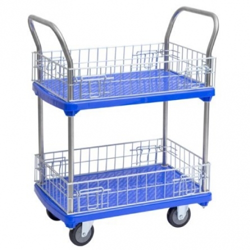 Xe đẩy hàng sàn nhựa 2 tầng SUMO NP-220M