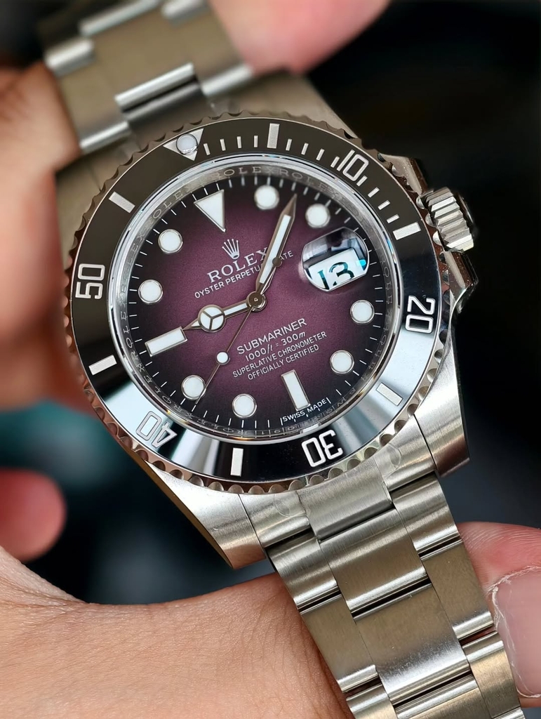 ROLEX Submariner Purple Ombre