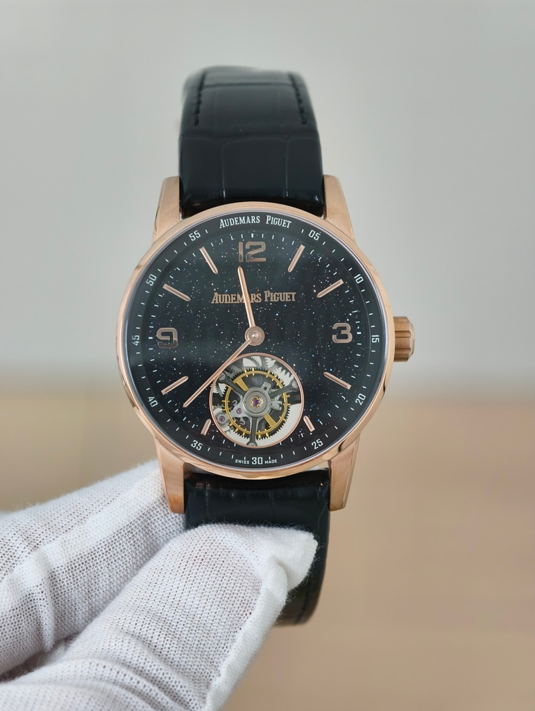AUDEMARS PIGUET Code 11.59 Flying Tourbillon Black Aventurine-Rose Gold-Manual Tourbillon
