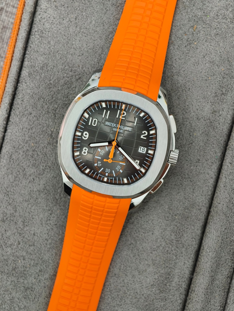 PATEK PHILIPPE Aquanaut 5968A Orange Strap Chronograph