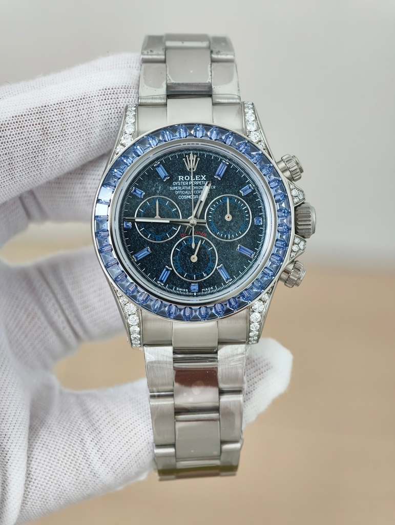 ROLEX Daytona Blue Sapphire-White gold-Calibre 4130
