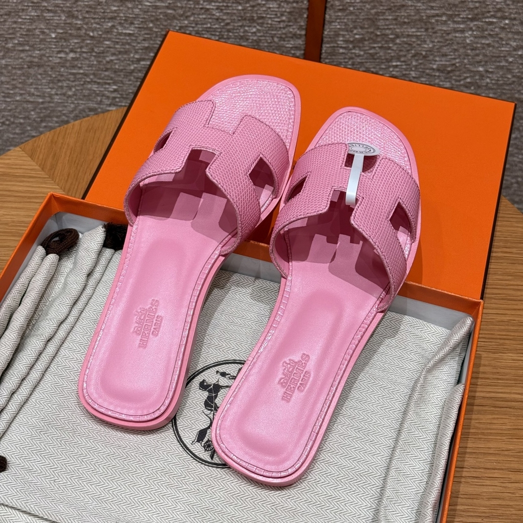 JD-1180 Pink Lizard Slides