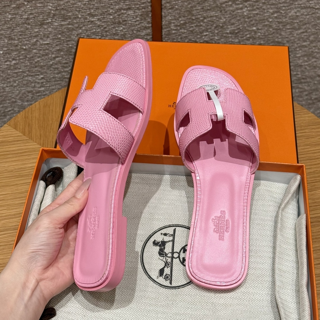 JD-1180 Pink Lizard Slides