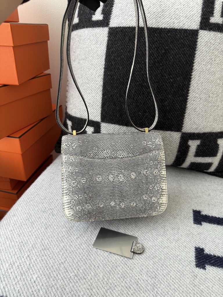 Constance 18cm Lizard Leather Mirror Edition