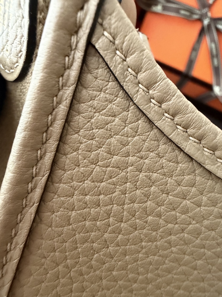 Mini Evelyne 8Q Beige Marfa Original Leather Bag