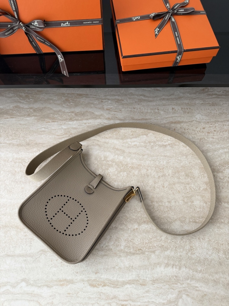 Mini Evelyne 8Q Beige Marfa Original Leather Bag