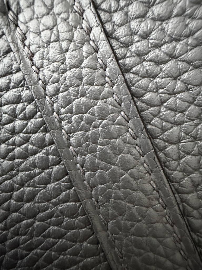 Picotin Lock 18cm Original Clemence Leather Gris Misty Silver Hardware