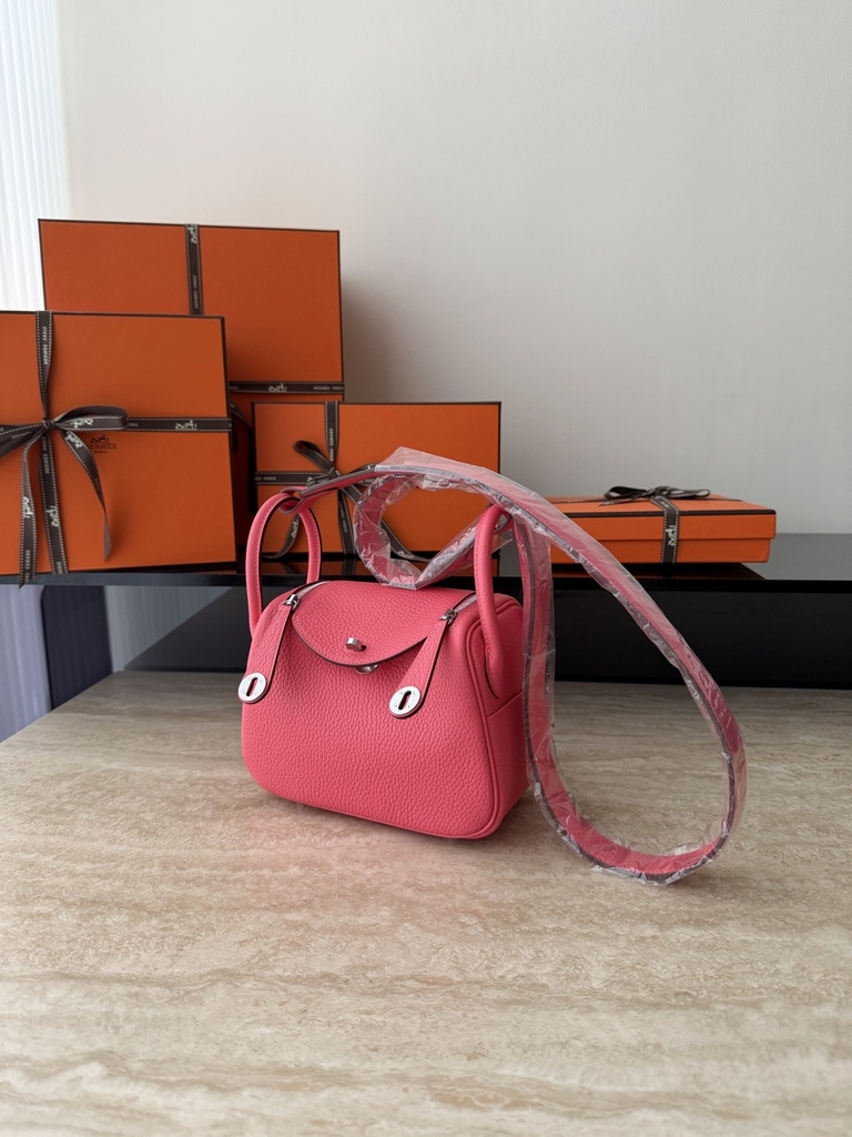 Lindy Mini Rose Azalee Lipstick with Silver Hardware