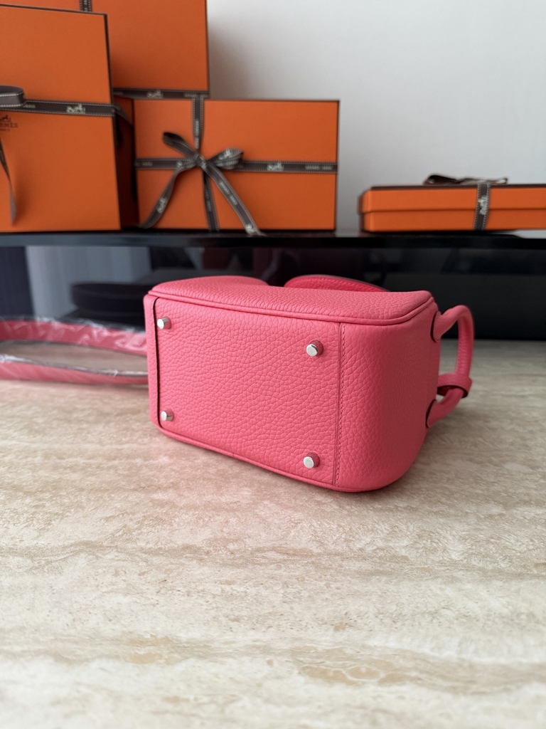 Lindy Mini Rose Azalee Lipstick with Silver Hardware