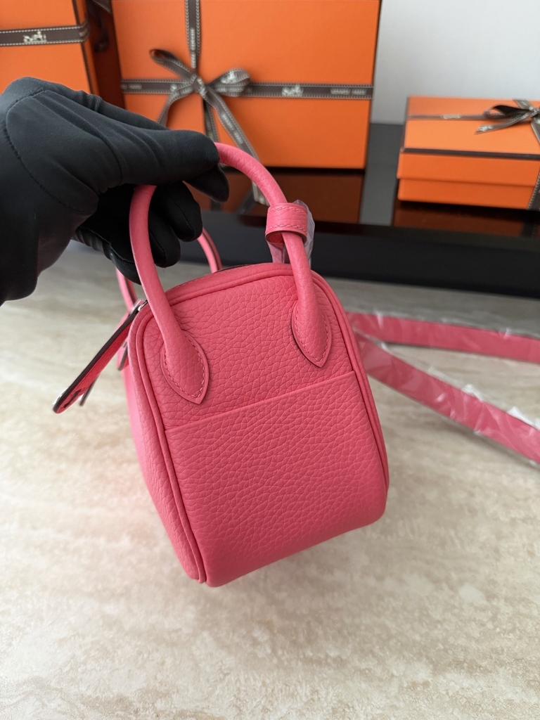 Lindy Mini Rose Azalee Lipstick with Silver Hardware