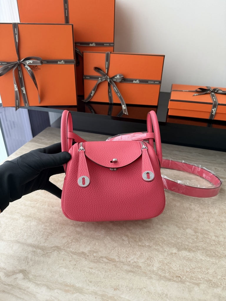 Lindy Mini Rose Azalee Lipstick with Silver Hardware