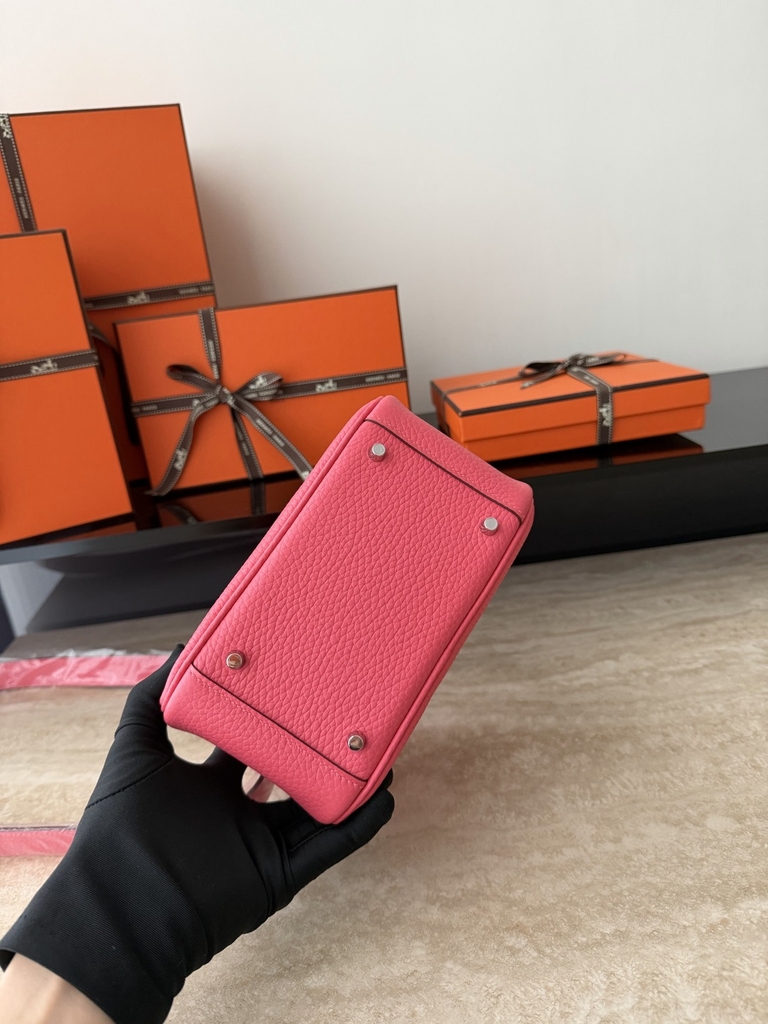 Lindy Mini Rose Azalee Lipstick with Silver Hardware