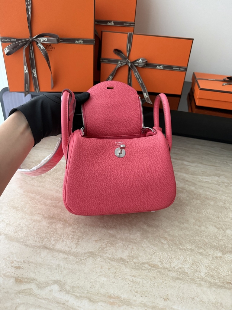 Lindy Mini Rose Azalee Lipstick with Silver Hardware