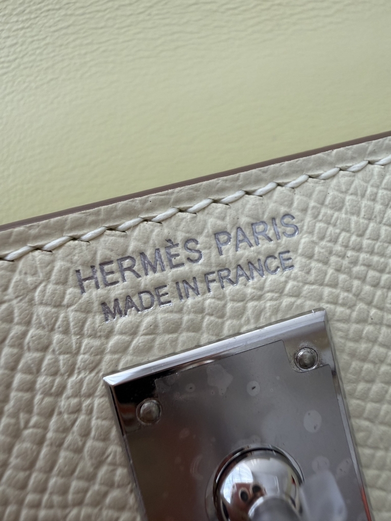 Mini Kelly II Epsom Leather Original - Jaune Milton Color