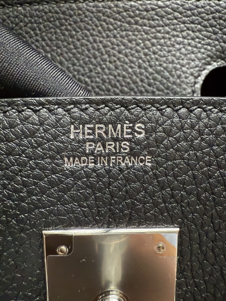 Birkin 30 - Noir - Togo - PHW