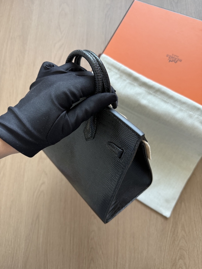 Birkin 20 - Noir - Lizard - PHW