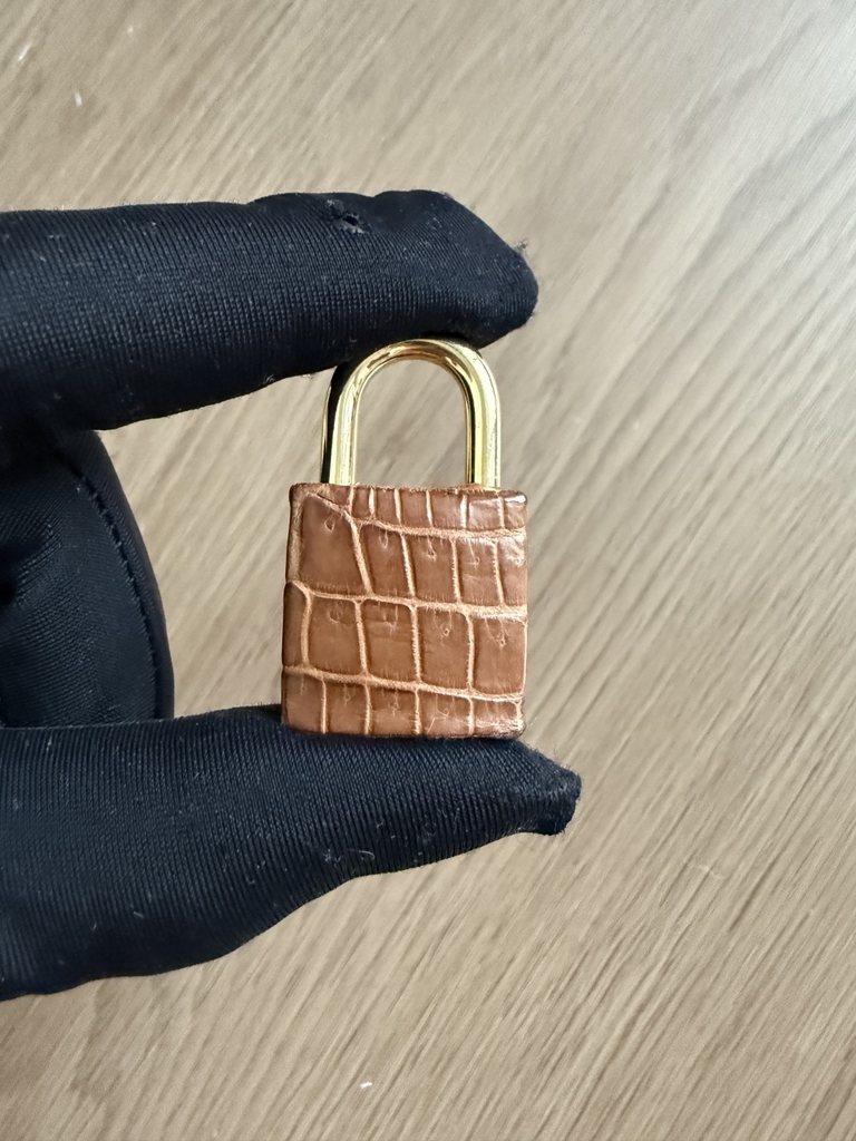 Birkin 25 - Barenia Gold - Matted Prosus Crocodiles - GHW