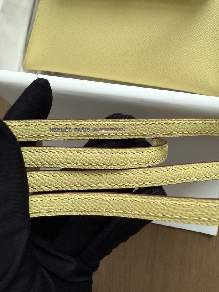Kelly Mini - Jaune Poussin - Epsom - PHW