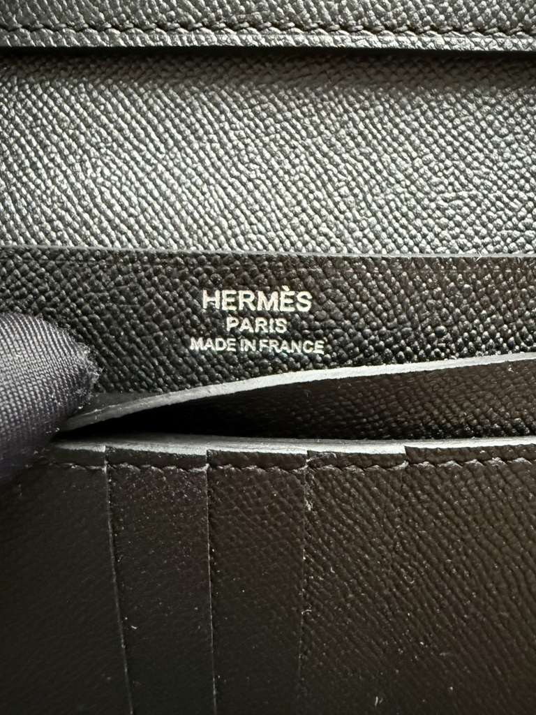 Bearn Wallet - Noir - Epsom - PHW