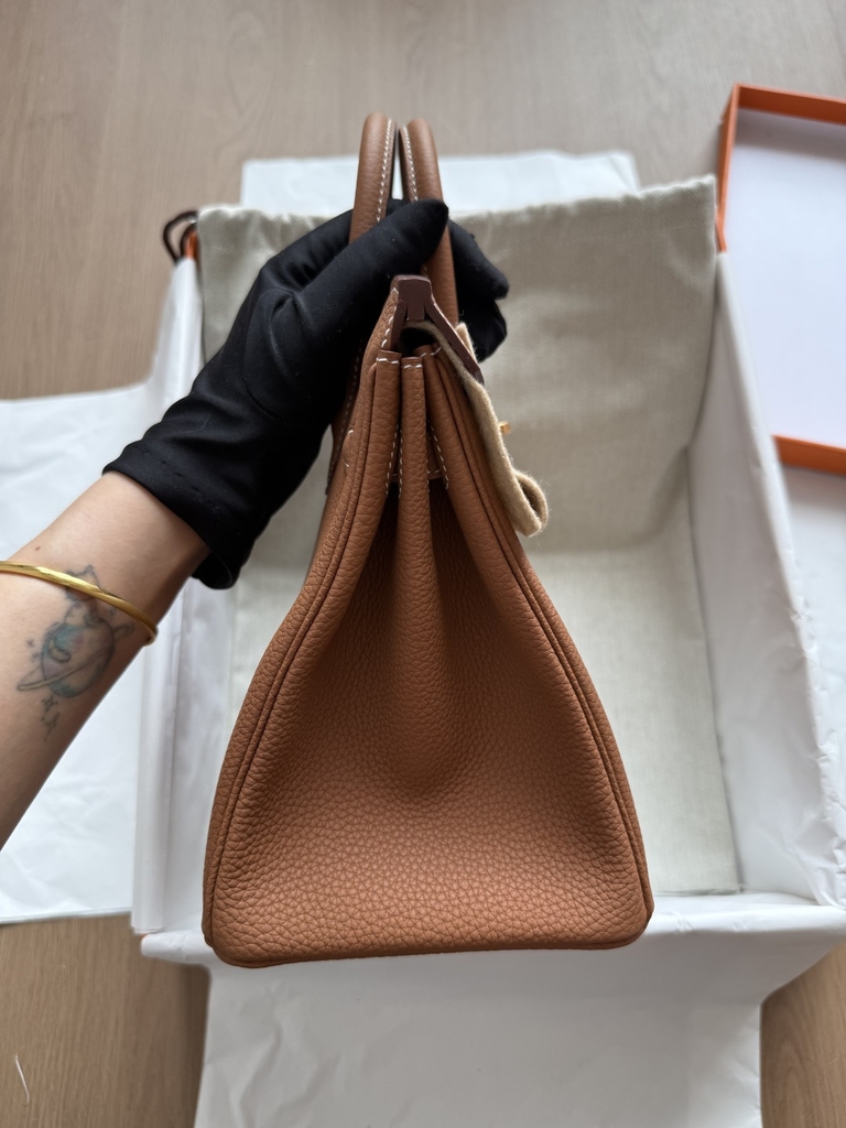 Birkin 25 - Gold - Togo - GHW