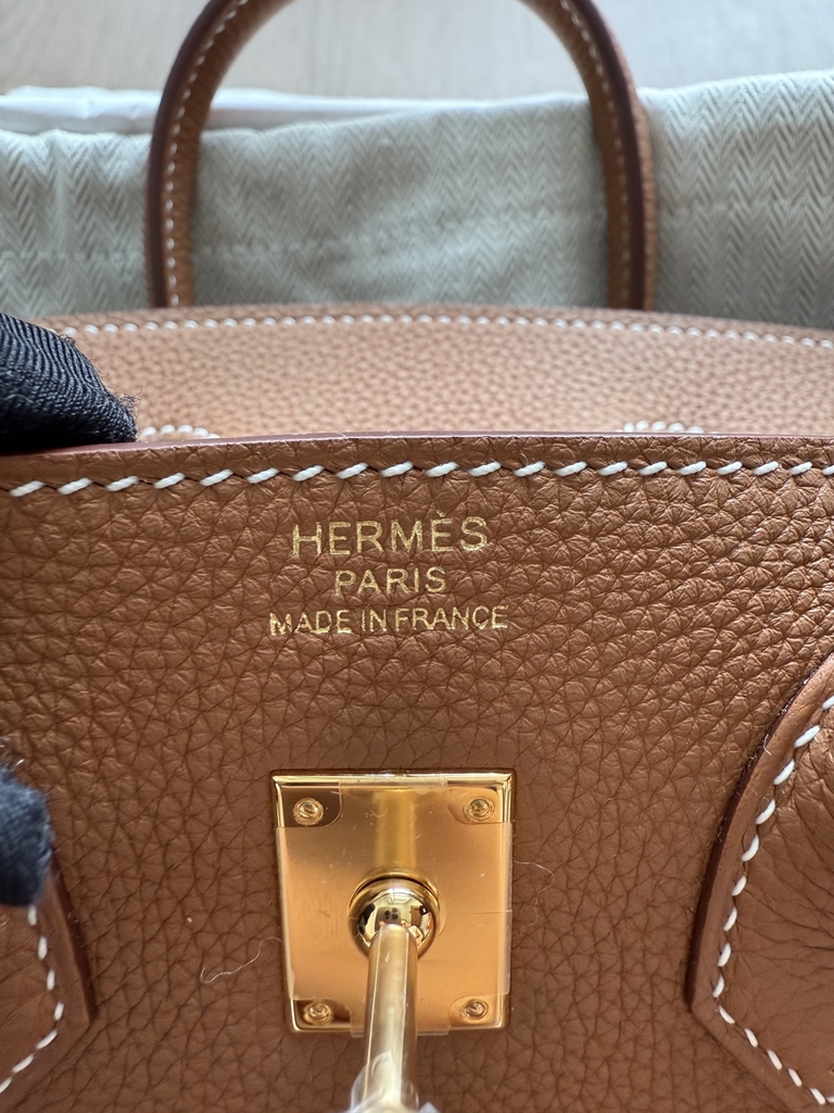 Birkin 25 - Gold - Togo - GHW