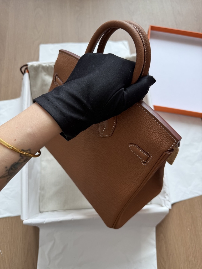 Birkin 25 - Gold - Togo - GHW