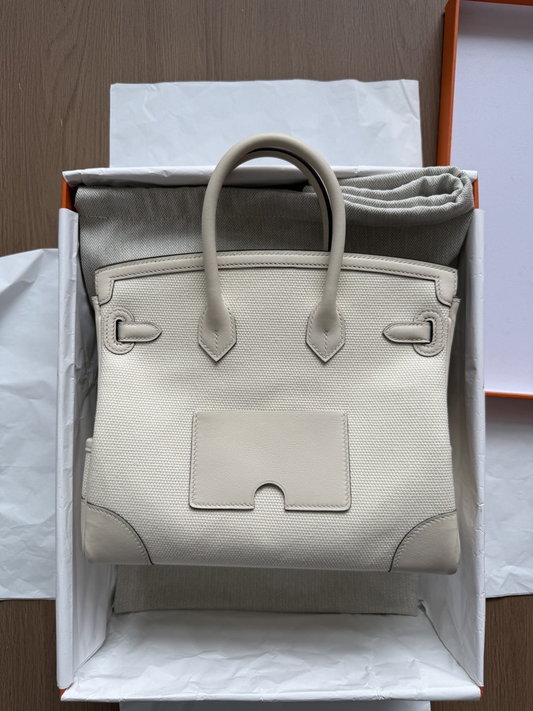 Birkin Cargo - Nata - Swift/ Toile - PHW