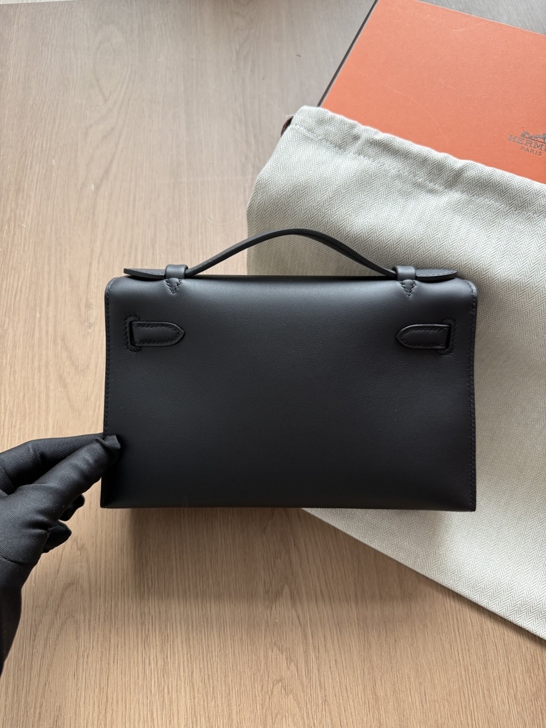 Kelly Pochette - Noir - Swift - GHW