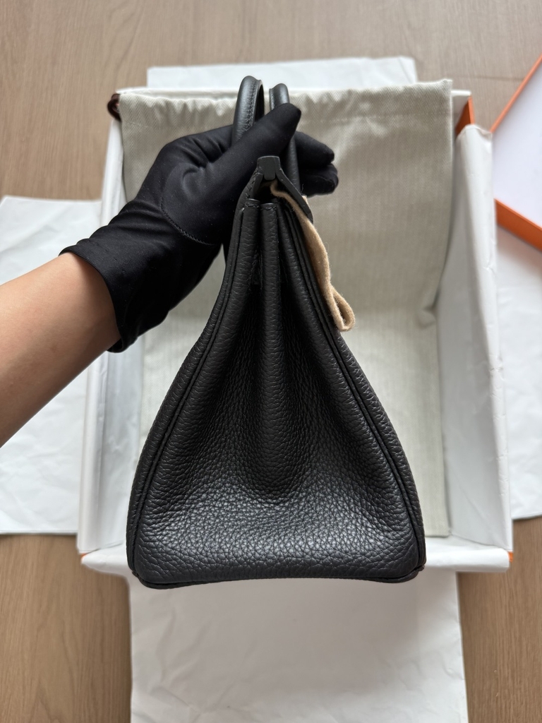 Birkin 25 - Noir - Togo - PHW