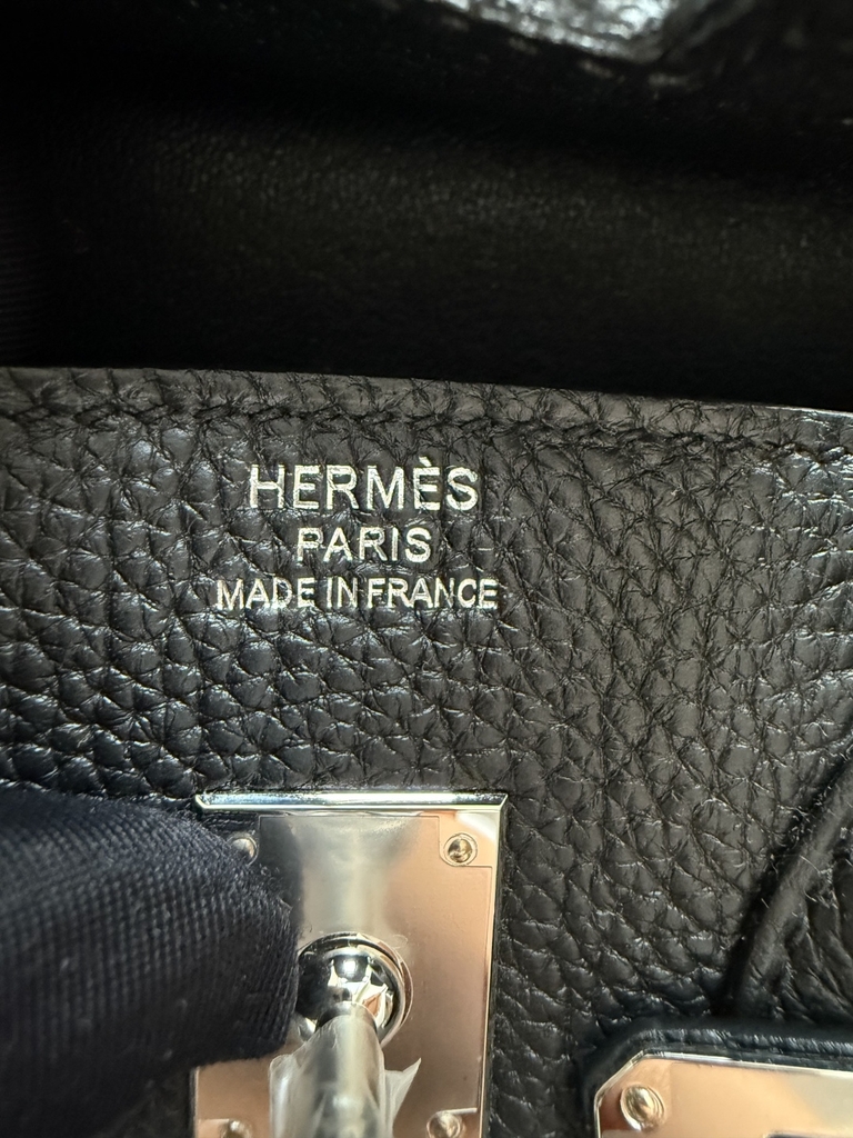 Birkin 25 - Noir - Togo - PHW
