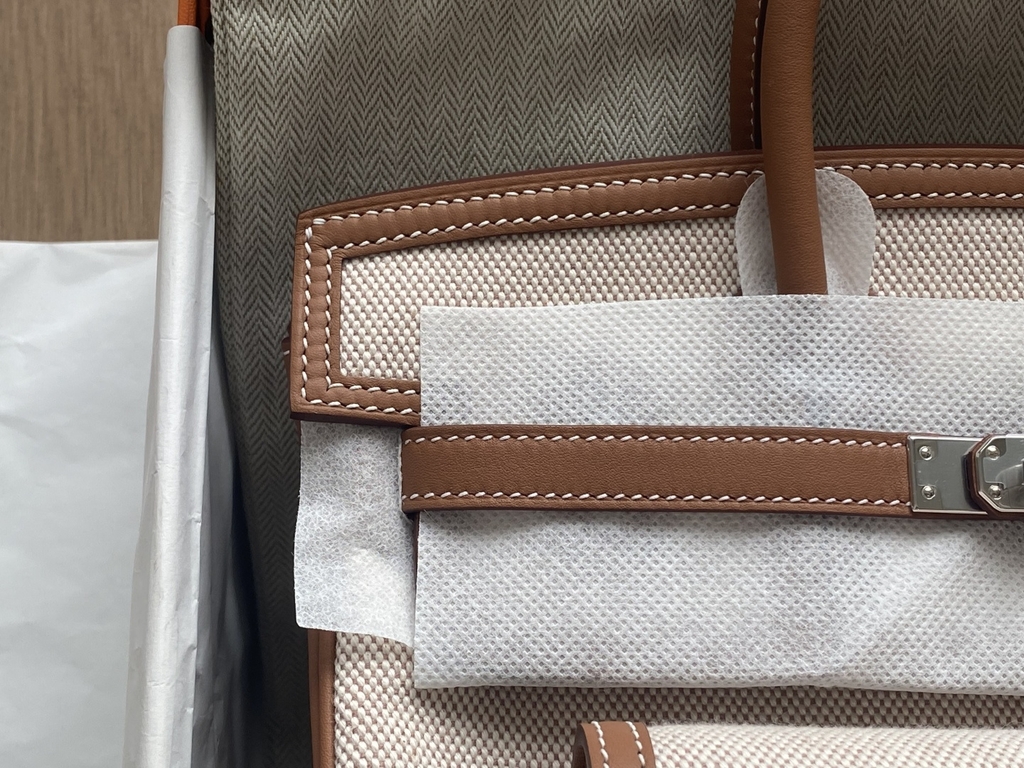 Birkin Cargo - Gold - Swift/ Toile - PHW