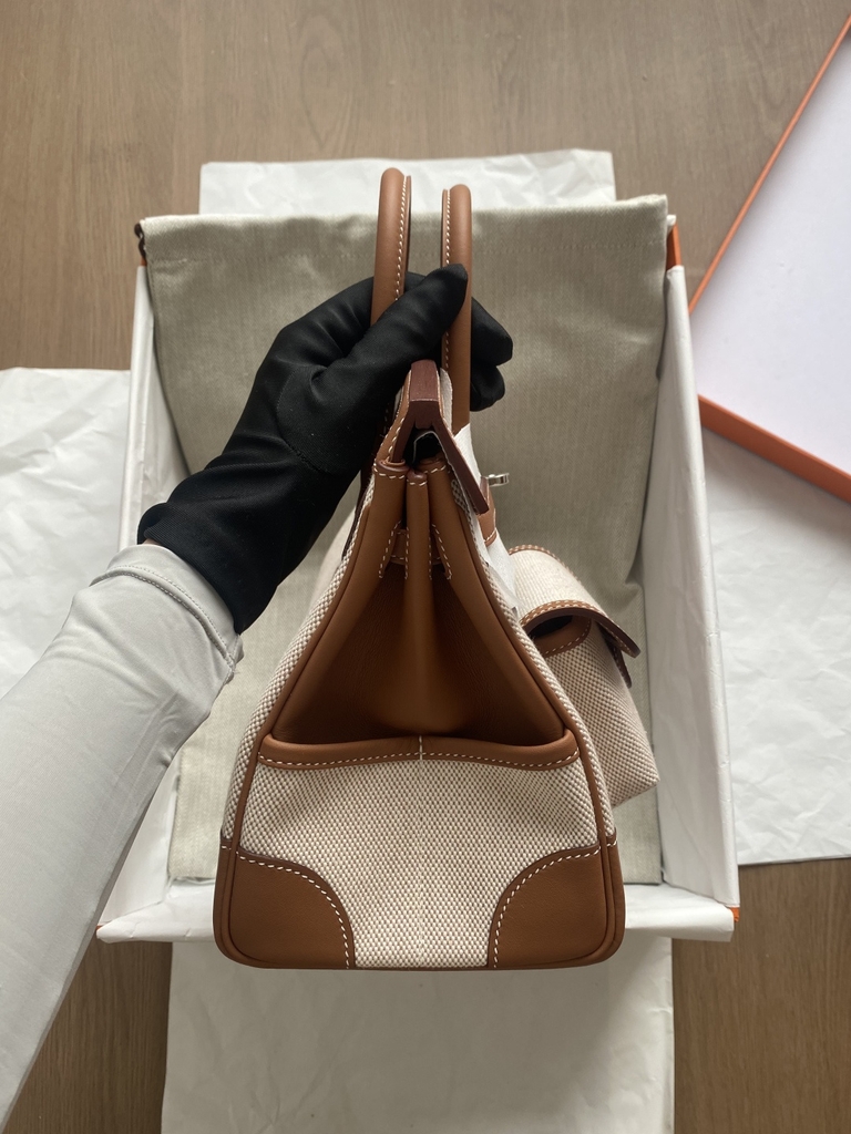 Birkin Cargo - Gold - Swift/ Toile - PHW