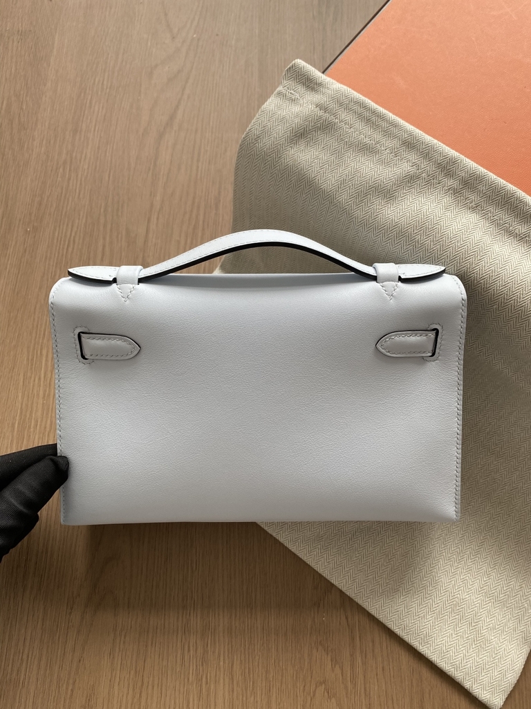 Kelly Pochette - Blue Brume - Swift - PHW