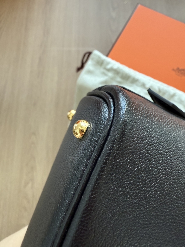 Bolide Mini - Noir - Chevre Mysore - Gold Hardware