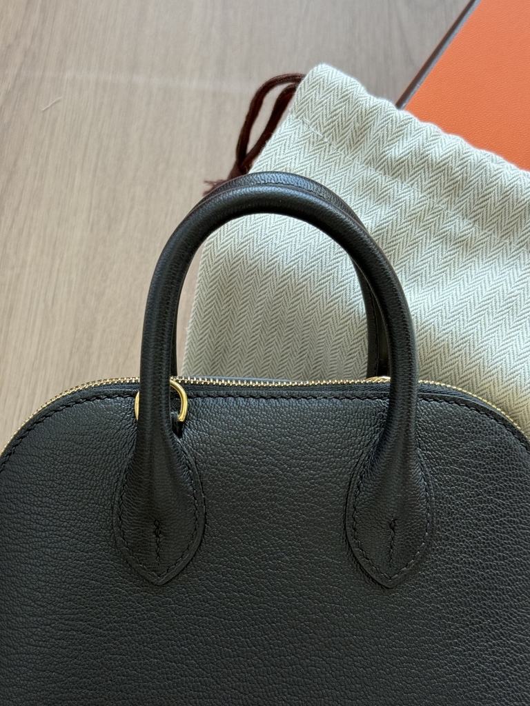 Bolide Mini - Noir - Chevre Mysore - Gold Hardware