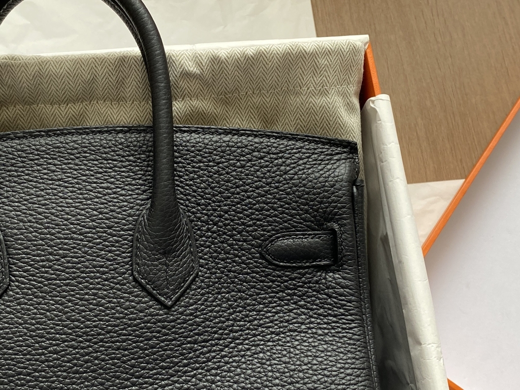 Birkin 25 - Noir - Togo - PHW