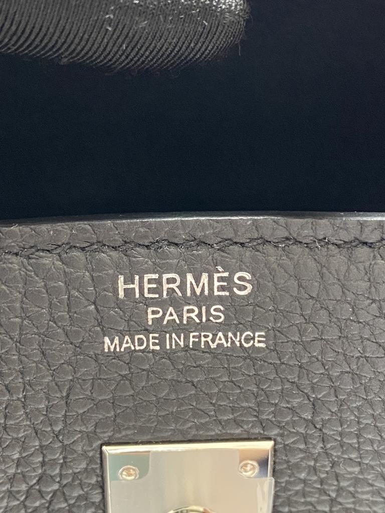 Birkin 25 - Noir - Togo - PHW