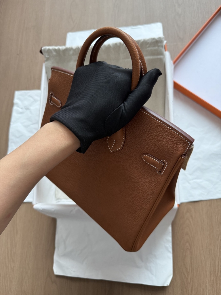 Birkin 25 - Gold - Togo - GHW