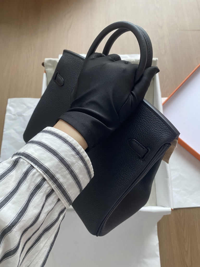 Birkin 25 - Noir - Togo - PHW