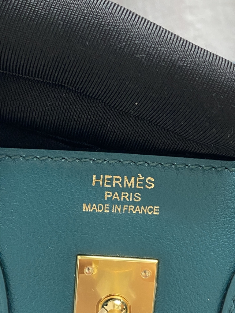 Birkin 25 - Blue - Swift - GHW