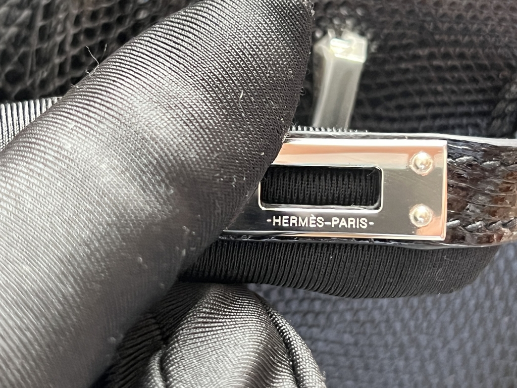 Birkin 20 Sellier - Noir - Lizard - PHW