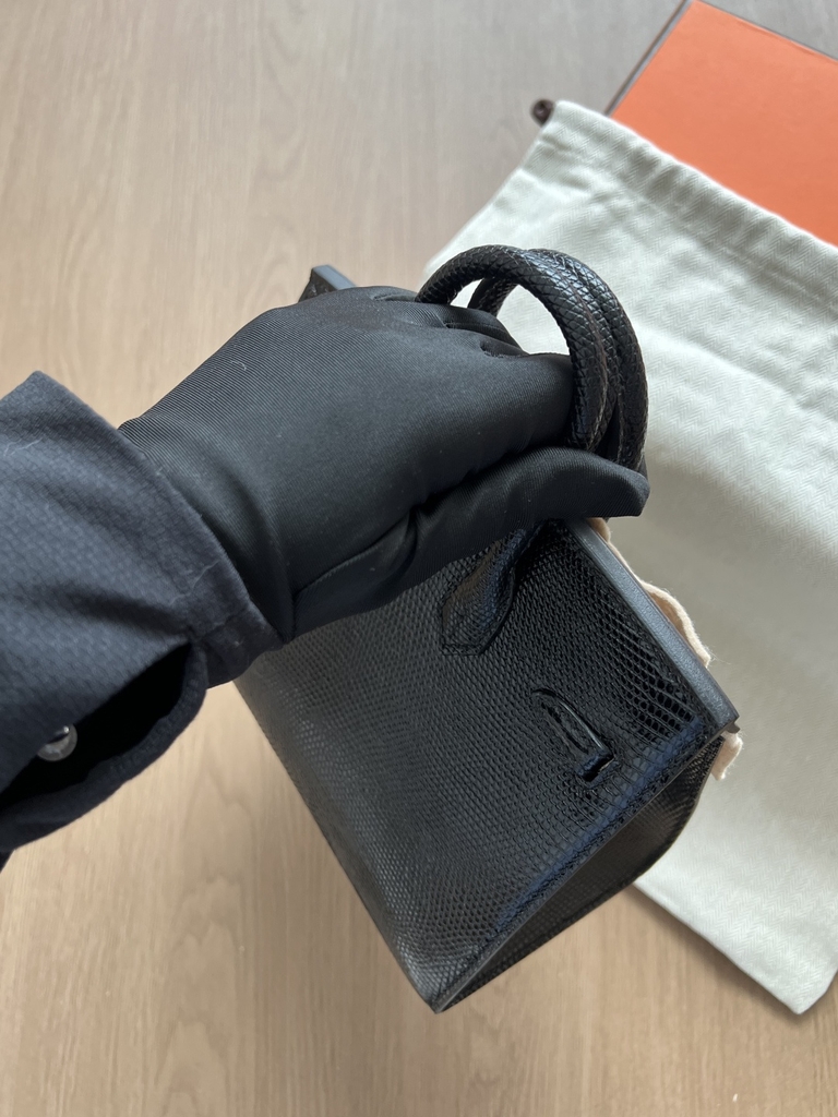 Birkin 20 Sellier - Noir - Lizard - PHW